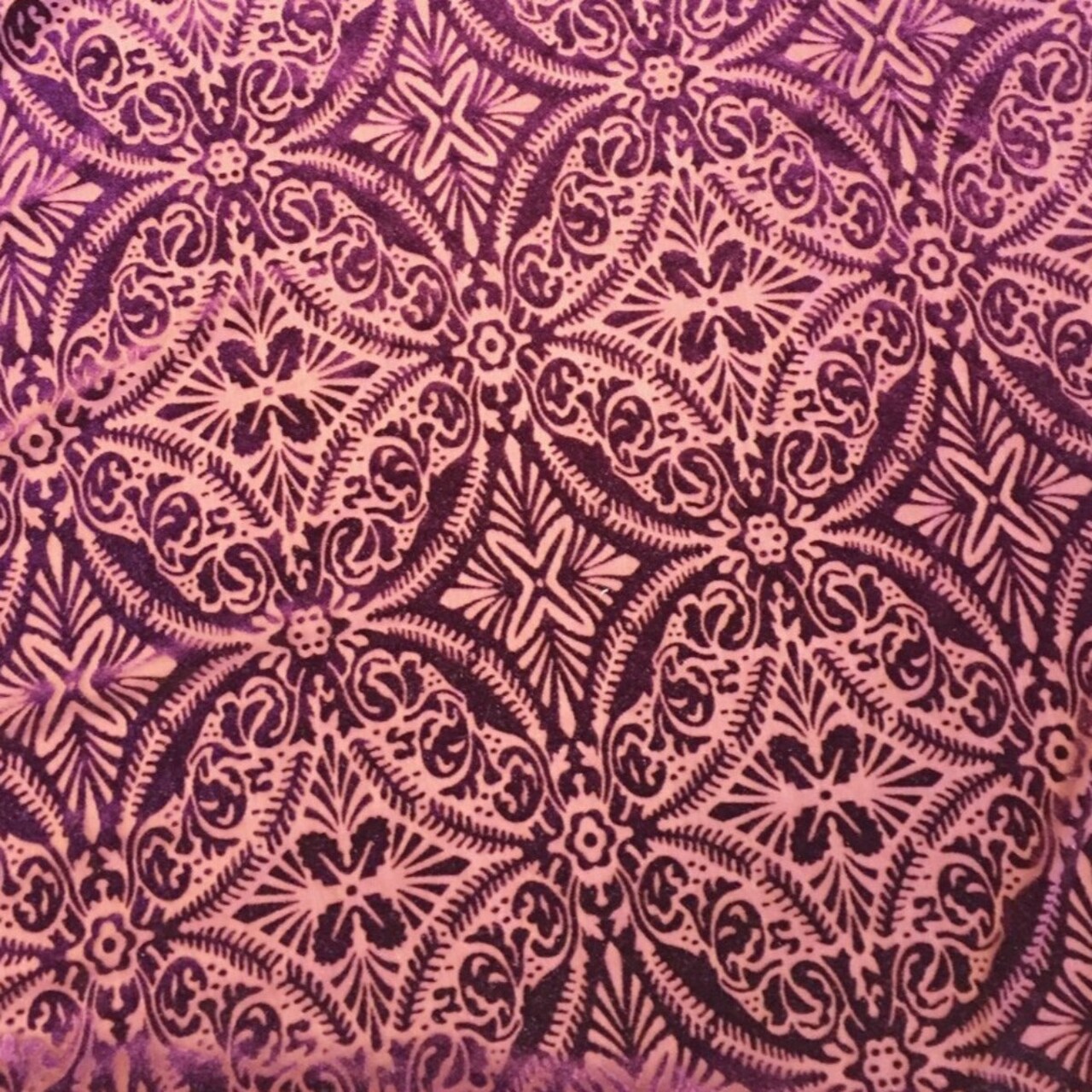 1 Yard Lili Damask Burnout Velvet Fabric for Apparel Crafts Costumes Fashion Decor 58 Inches Width